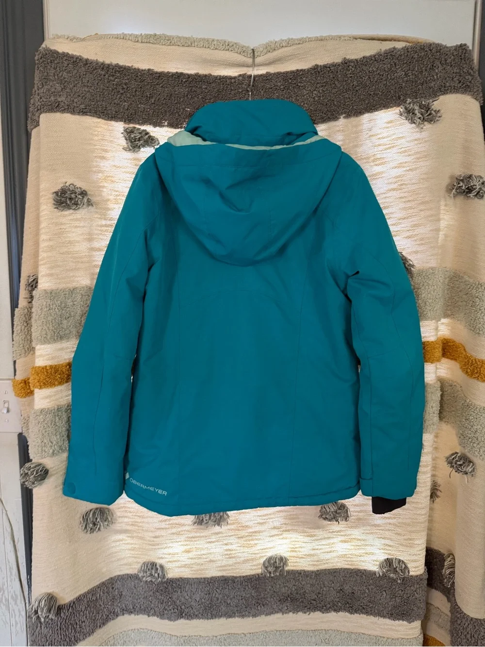 Obermeyer Kenzie Jacket - Teal Hooded Winter - Teen L (14-16)